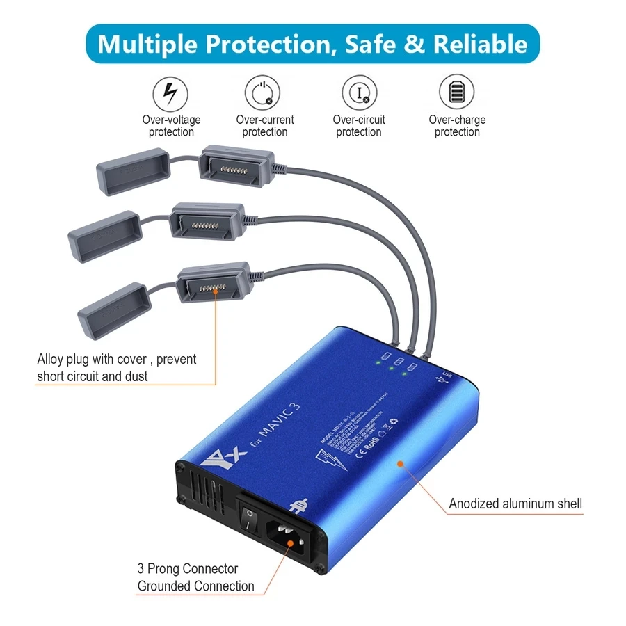 Battery Charger Hub 5in1 Charg - Drone Charging Hub บทวิจารณ์และราคา