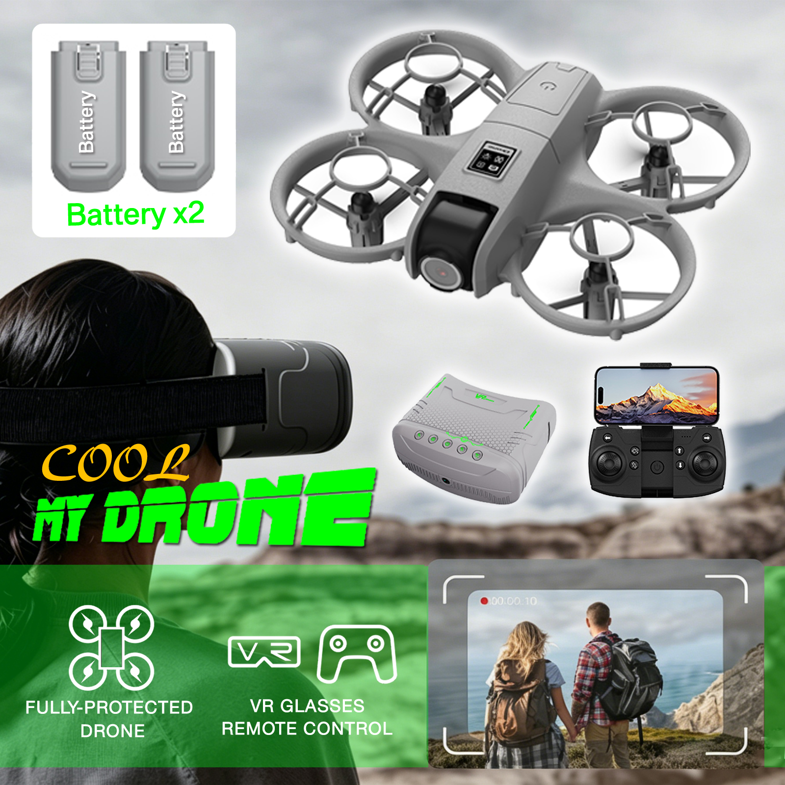 Mini Drone That Is Easy For Be - Drone Battery Adapter บทวิจารณ์และราคา