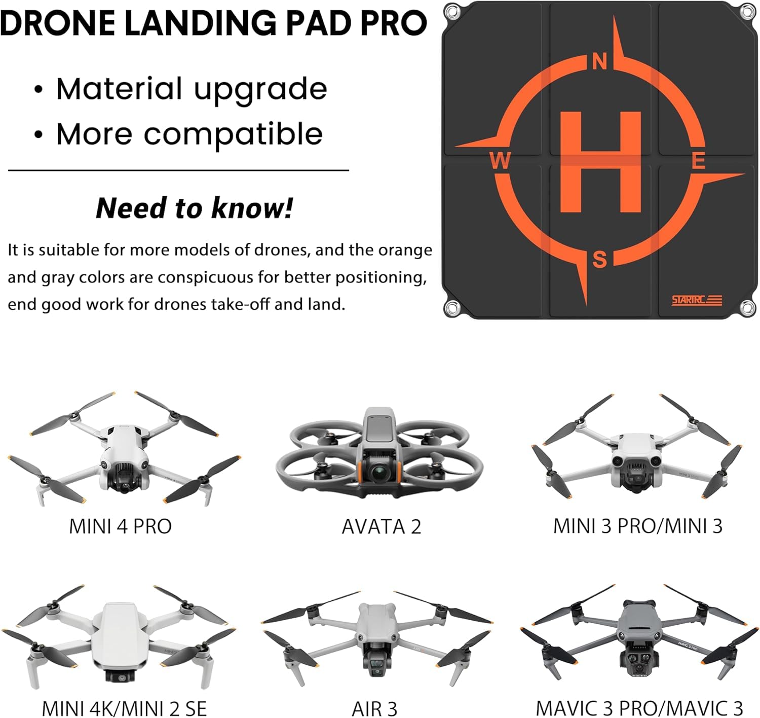 STARTRC Drone Landing Pad, Uni - Drone Landing Pad บทวิจารณ์และราคา