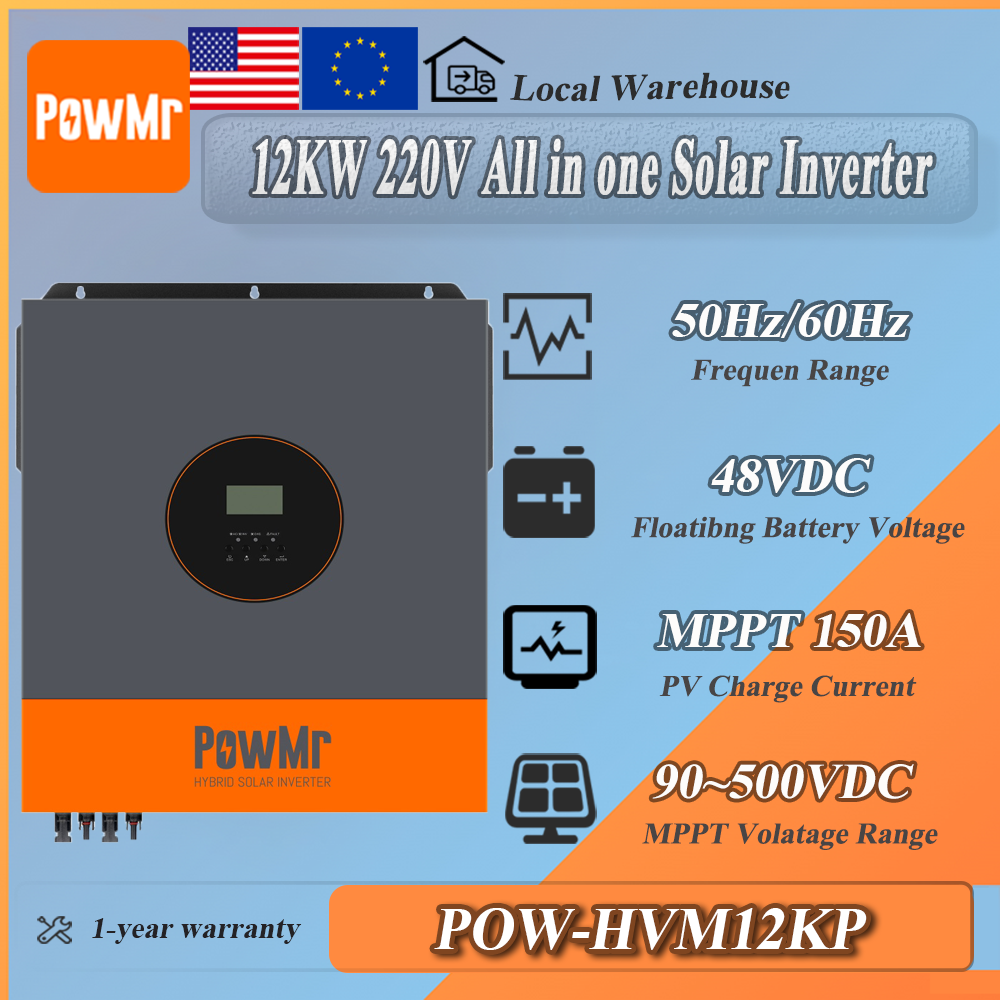 PowMr 48V 12kW 220V Parallel I - Drone Solar Charger บทวิจารณ์และราคา