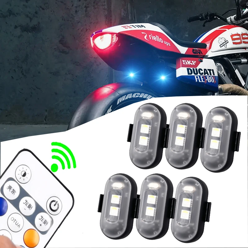 Motorcycle Aircraft Lights RGB - Drone Strobe Light บทวิจารณ์และราคา