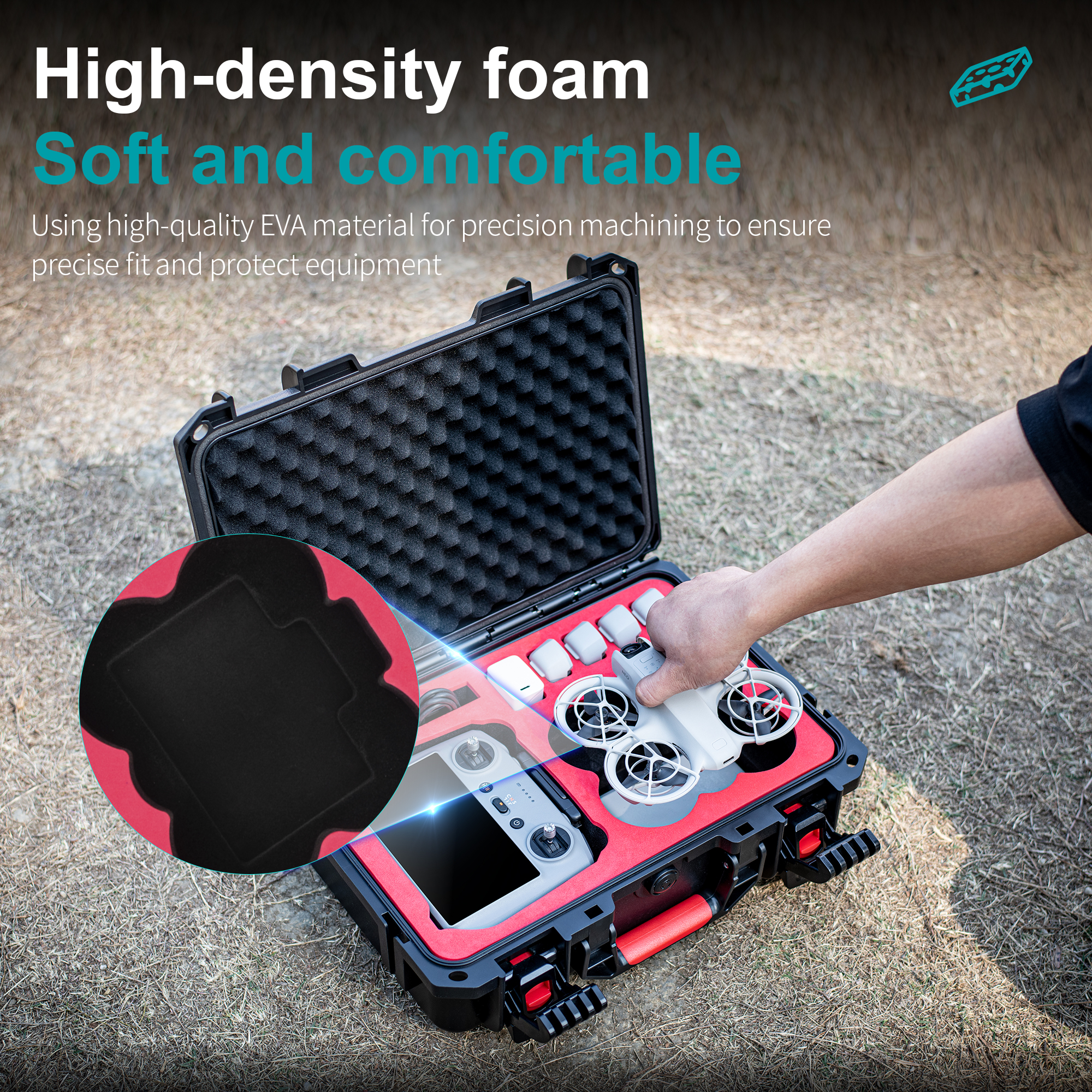 Portable Hard Waterproof Case  - Drone Joystick Cover บทวิจารณ์และราคา