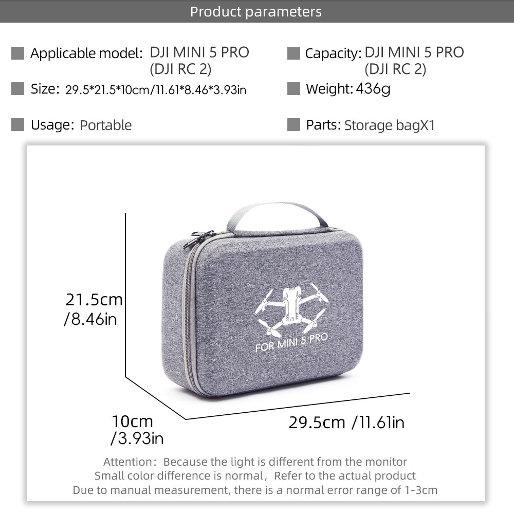 Storage Carry Case for DJI Min - Drone Joystick Cover บทวิจารณ์และราคา