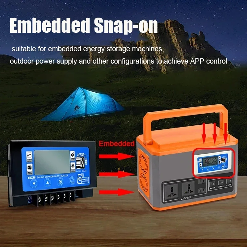 30A 60A Bluetooth WiFi Solar C - Drone Solar Charger บทวิจารณ์และราคา