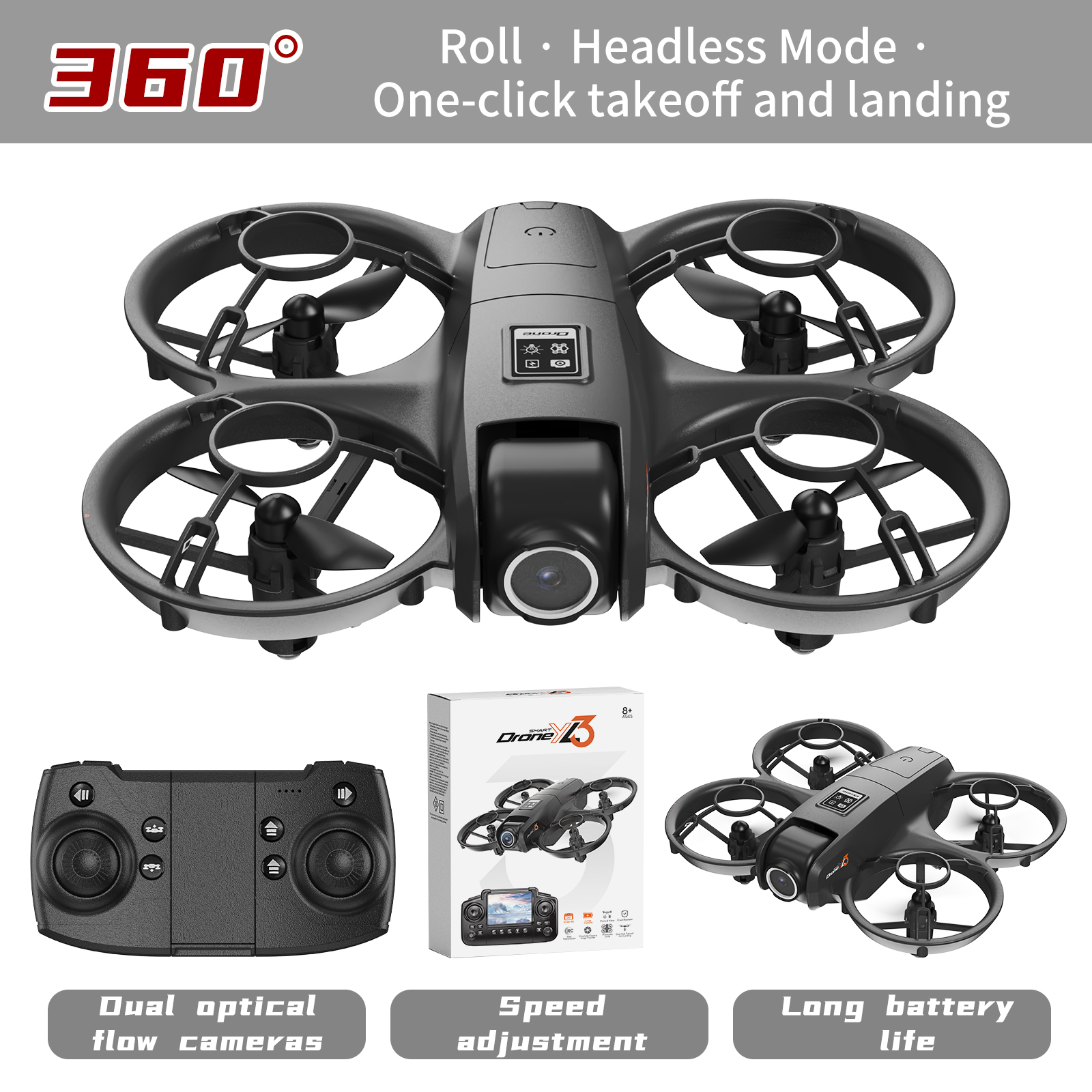 YL3 Remote-Controlled Drone wi - Drone Controller Screen บทวิจารณ์และราคา