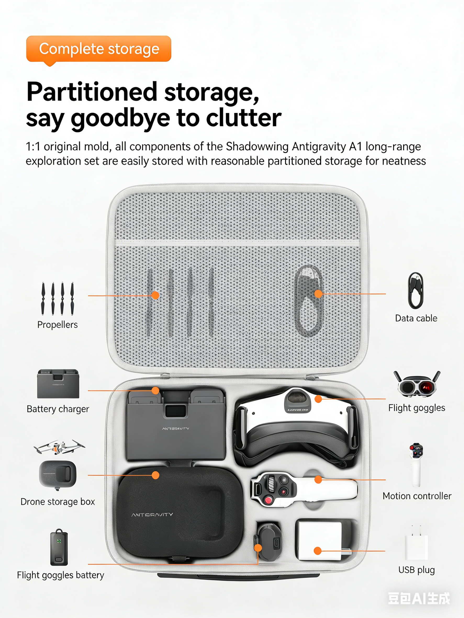 For Antigravity A1 Storage Bag - Drone Backpack บทวิจารณ์และราคา