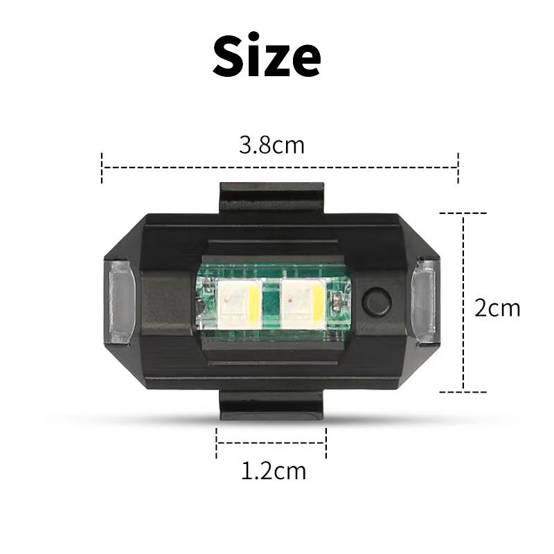 Motorcycle Light Drone Strobe  - Drone Beacon Light บทวิจารณ์และราคา