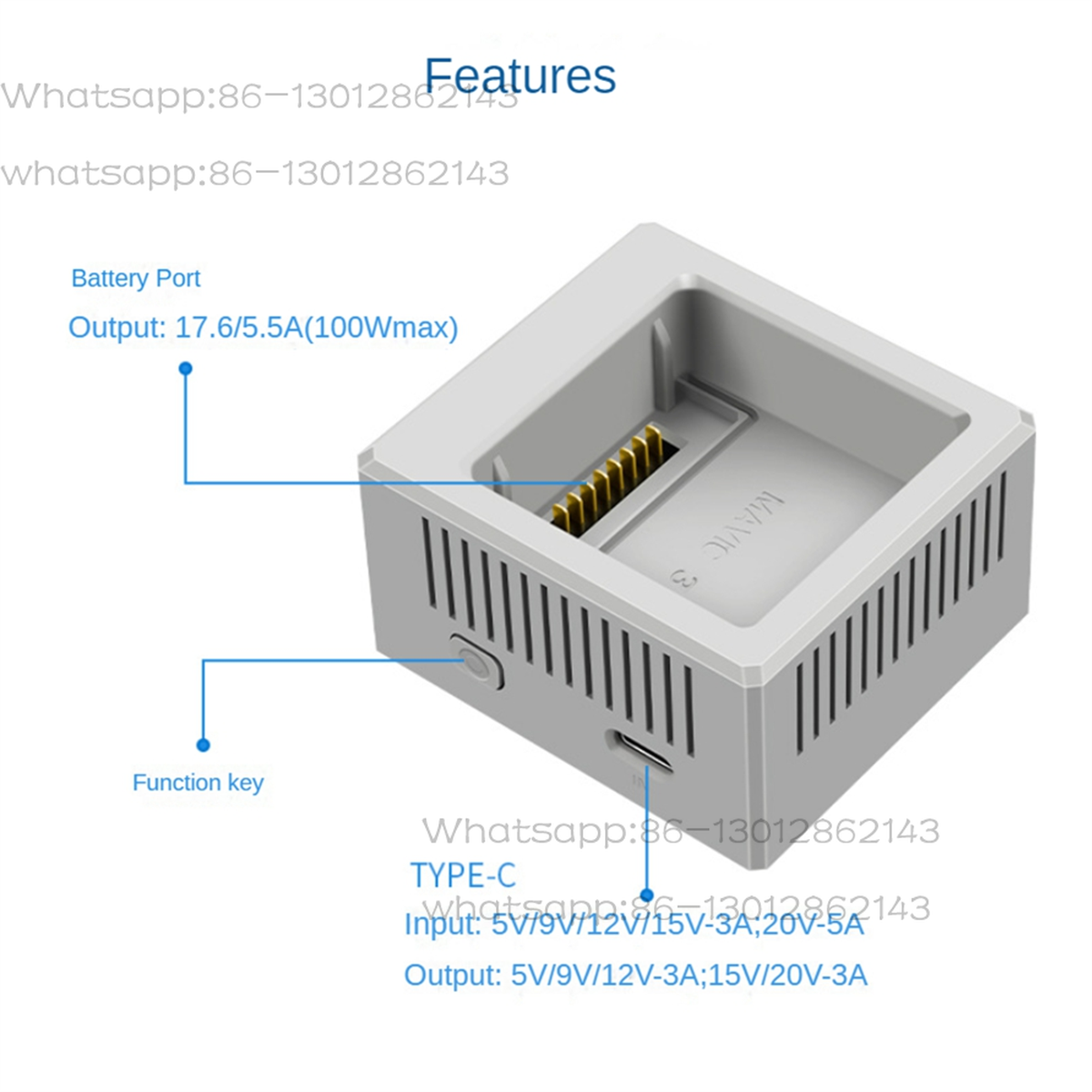 A51I For 3/3 Pro Battery Charg - Drone Charging Hub บทวิจารณ์และราคา