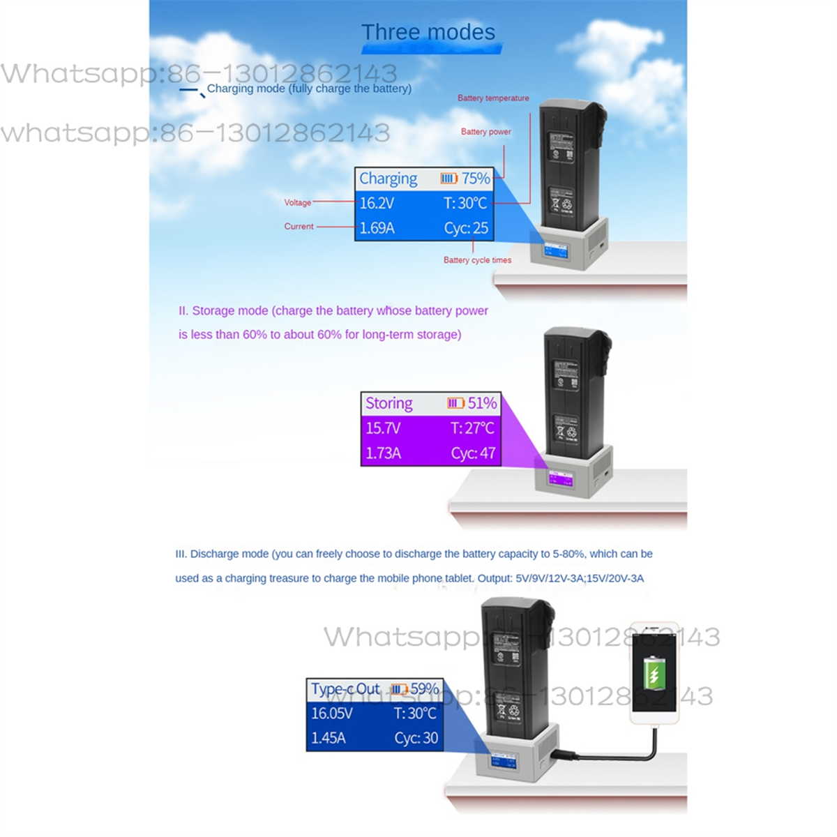 A51I For 3/3 Pro Battery Charg - Drone Charging Hub บทวิจารณ์และราคา