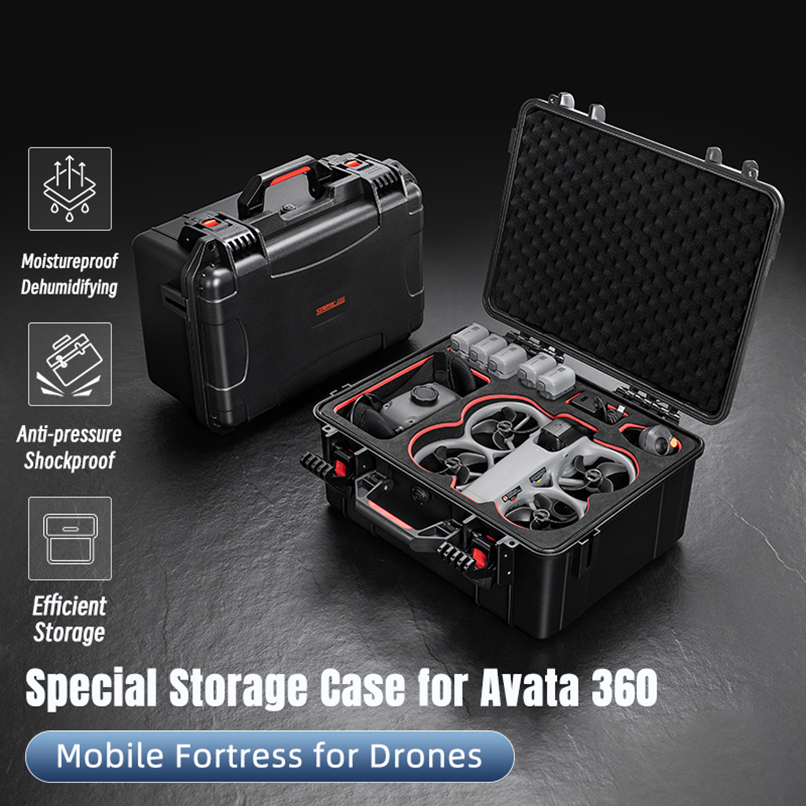 for Avata 360 Drone Accessorie - Drone Hard Shell Case บทวิจารณ์และราคา